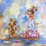 Collection Collection «Teddy-Bears and Little Girls» by Artist Diana Malivani