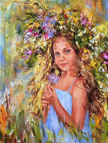 Original Impressionism Portrait Paintings by Diana Malivani