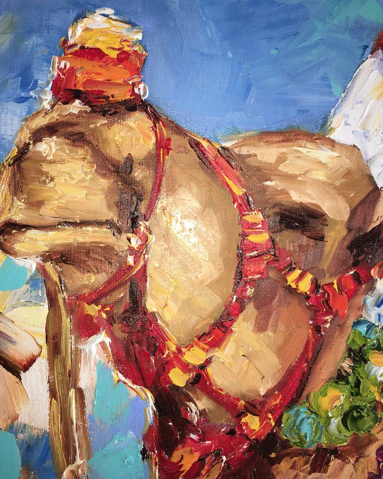 Original Impressionism Pop Culture/Celebrity Painting by Diana Malivani