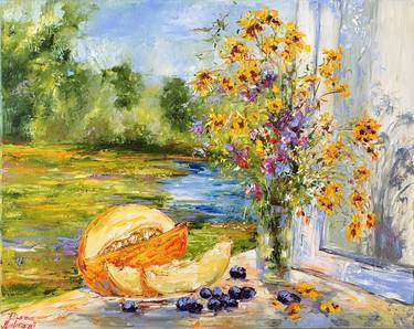 Original Impressionism Still Life Paintings by Diana Malivani