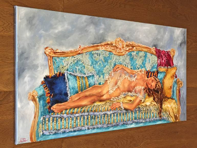 Original Erotic Painting by Diana Malivani