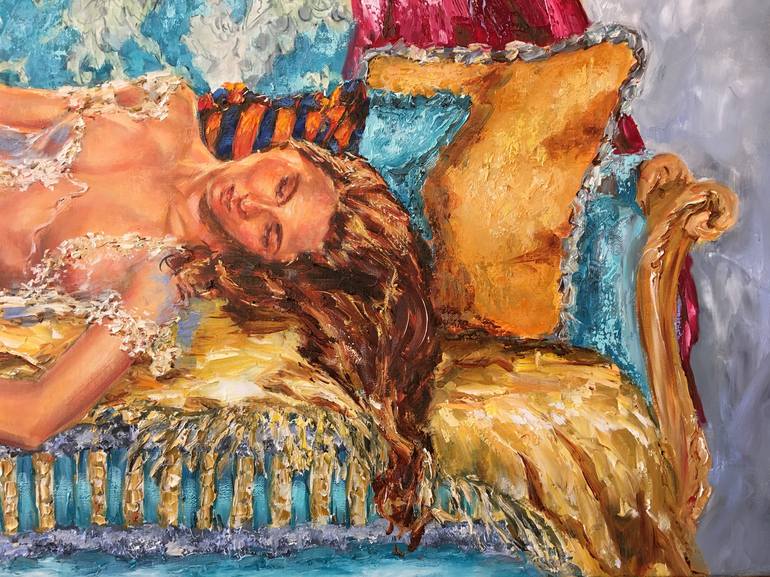 Original Erotic Painting by Diana Malivani