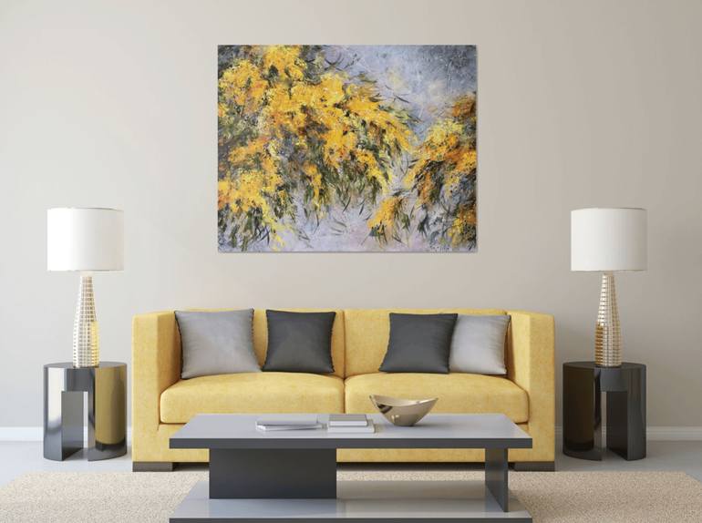 Original Impressionism Garden Painting by Diana Malivani