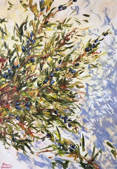 Branches D Olivier Painting By Diana Malivani Saatchi Art