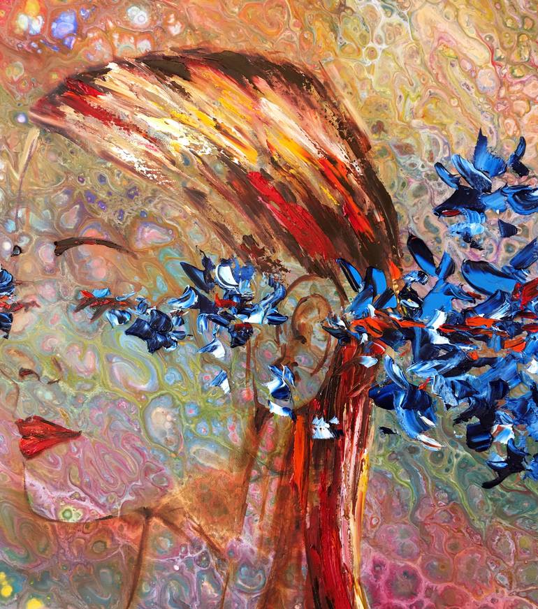 Original Abstract People Painting by Diana Malivani