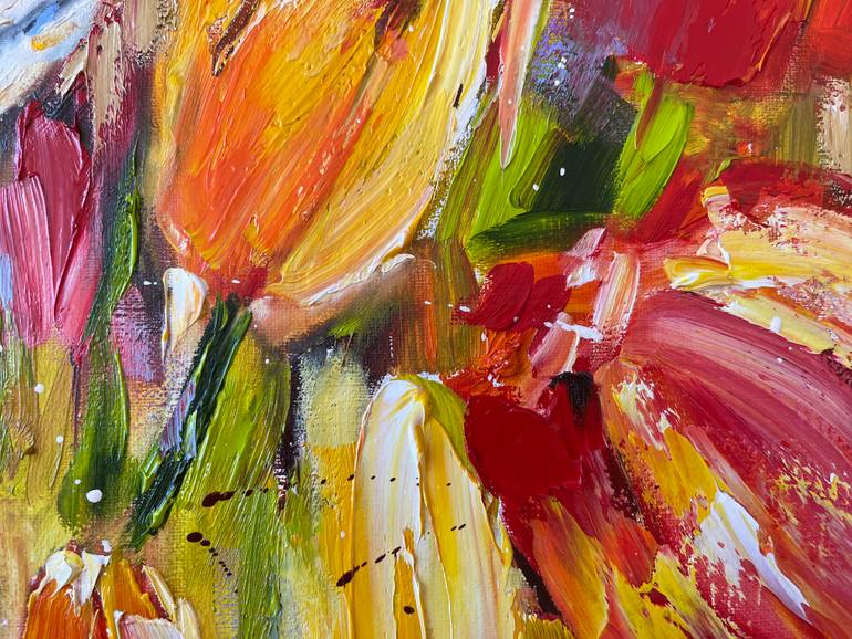 Original Impressionism Animal Painting by Diana Malivani