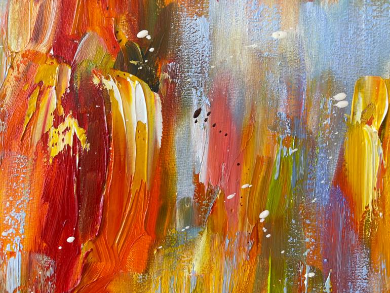 Original Impressionism Animal Painting by Diana Malivani