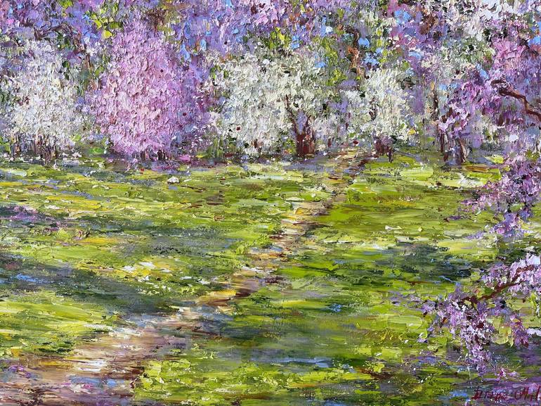 Original Impressionism Landscape Painting by Diana Malivani