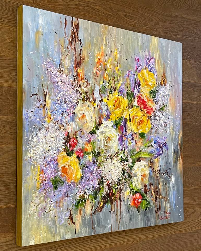 Original Impressionism Still Life Painting by Diana Malivani
