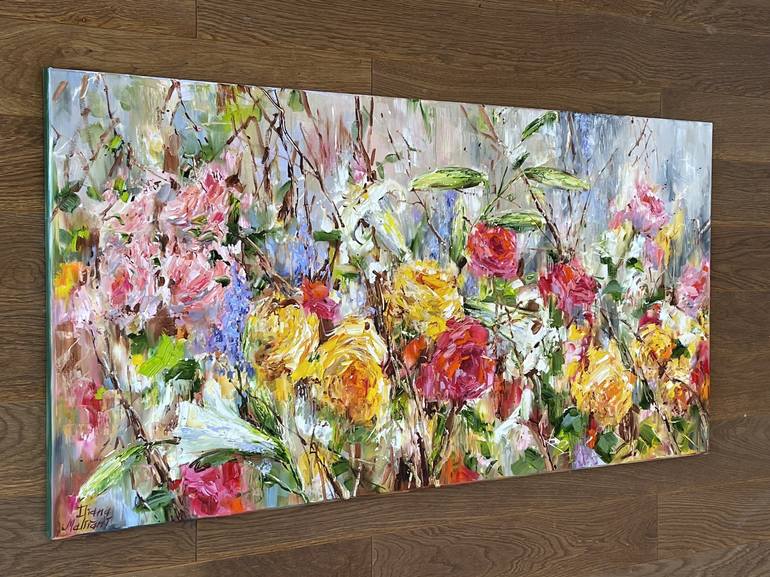 Original Garden Painting by Diana Malivani