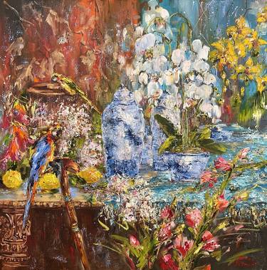Still Life with Chinese Porcelain image