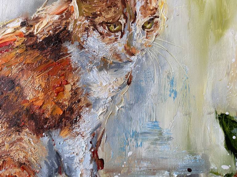 Original Realism Animal Painting by Diana Malivani