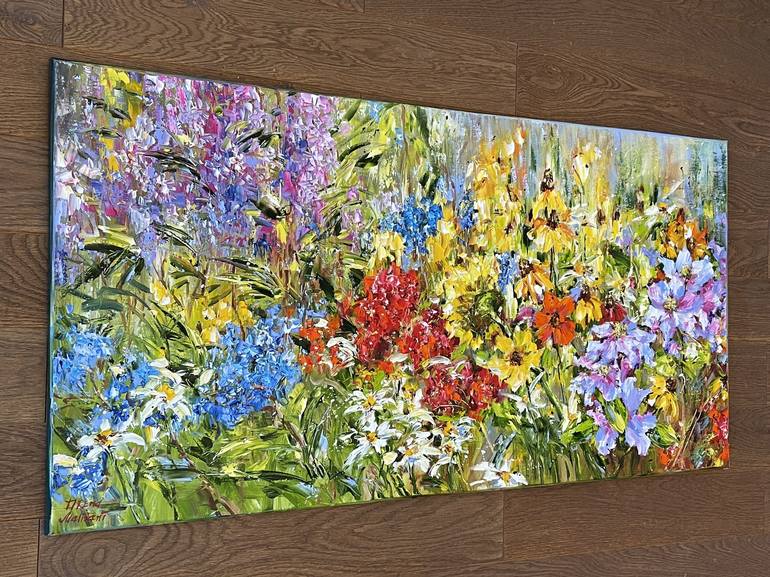 Original Garden Painting by Diana Malivani