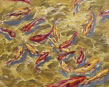 Print of Fish Paintings by Diana Malivani