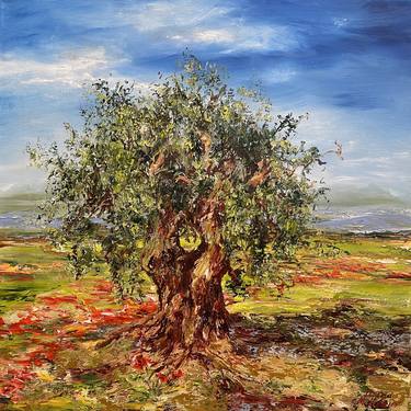 Original Impressionism Tree Paintings by Diana Malivani