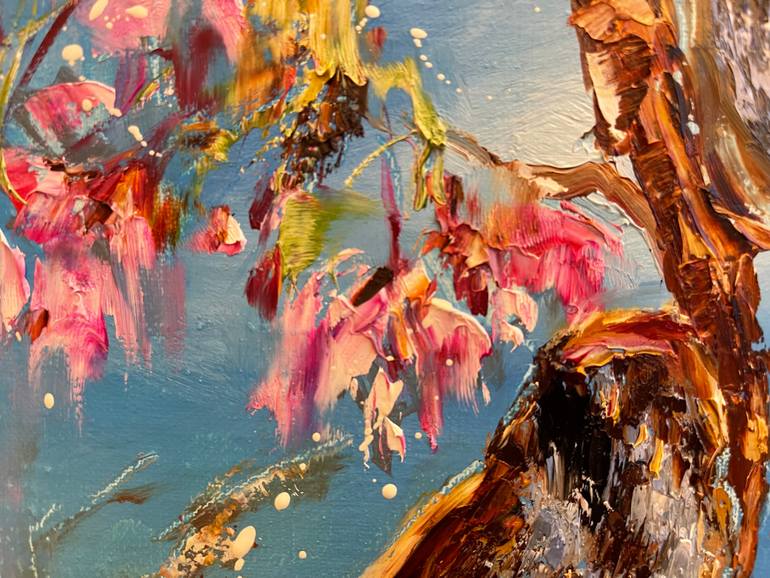 Original Impressionism Animal Painting by Diana Malivani