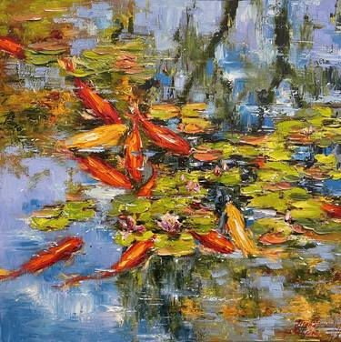 Print of Impressionism Fish Paintings by Diana Malivani