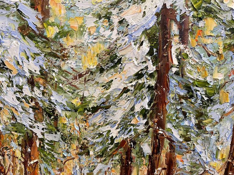 Original Impressionism Seasons Painting by Diana Malivani