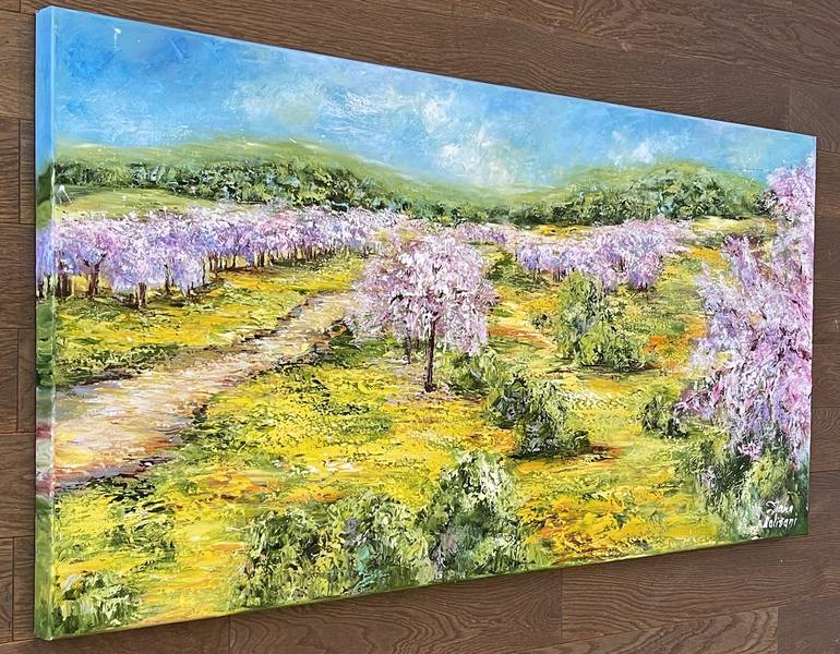 Original Garden Painting by Diana Malivani