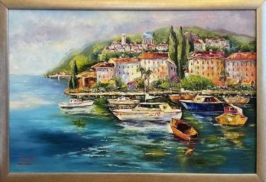 Print of Impressionism Seascape Paintings by Diana Malivani