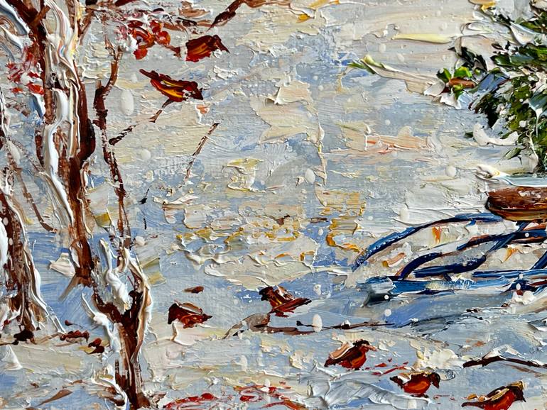 Original Impressionism People Painting by Diana Malivani