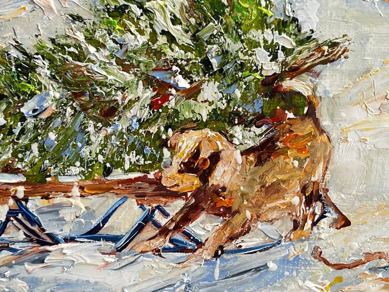 Original Impressionism People Painting by Diana Malivani