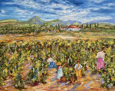 Print of Impressionism Landscape Paintings by Diana Malivani