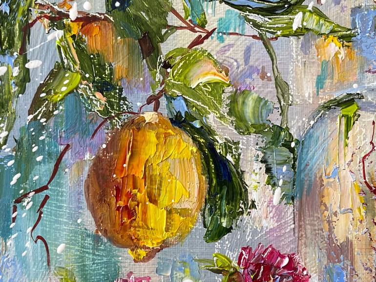 Original Impressionism Still Life Painting by Diana Malivani