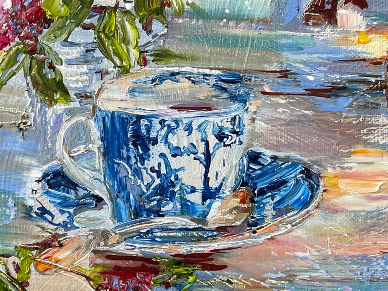 Original Impressionism Still Life Painting by Diana Malivani
