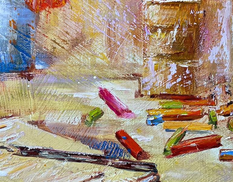 Original Impressionism Still Life Painting by Diana Malivani
