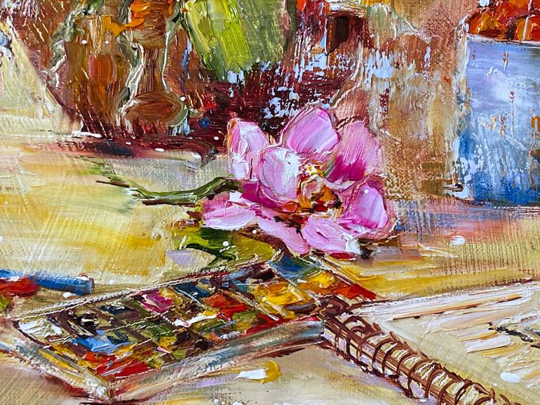Original Impressionism Still Life Painting by Diana Malivani