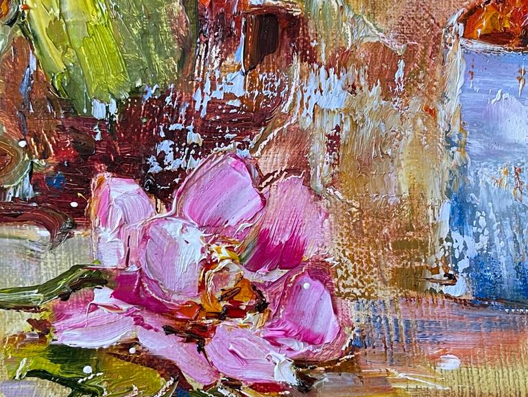 Original Impressionism Still Life Painting by Diana Malivani