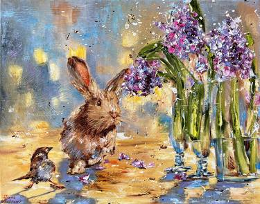 Original Impressionism Animal Paintings by Diana Malivani