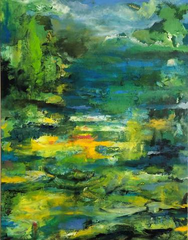 Original Abstract Expressionism Landscape Paintings by Jean Christophe Tramblay