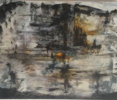 Original Abstract Expressionism Abstract Paintings by Jean Christophe Tramblay