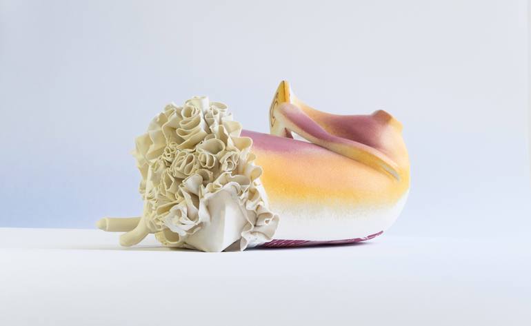 Original Conceptual Pop Culture/Celebrity Sculpture by Anca Dragu