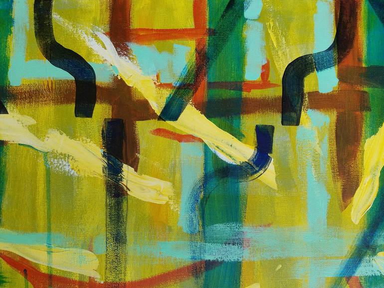 Original Abstract Painting by Marc Vischer