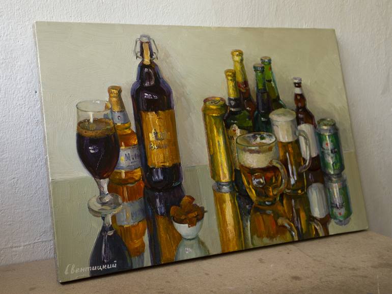 Original Fine Art Still Life Painting by Igor Sventitski