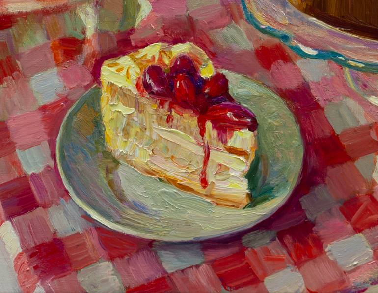Original Impressionism Still Life Painting by Ihar Sviancicki