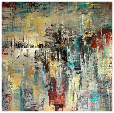 Original Abstract Expressionism Abstract Paintings by Avinash Pise