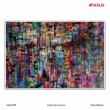 Original Abstract Expressionism Abstract Painting by Avinash Pise