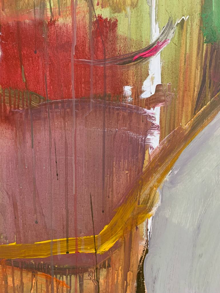 Original Conceptual Abstract Painting by Petro Hrytsiuk