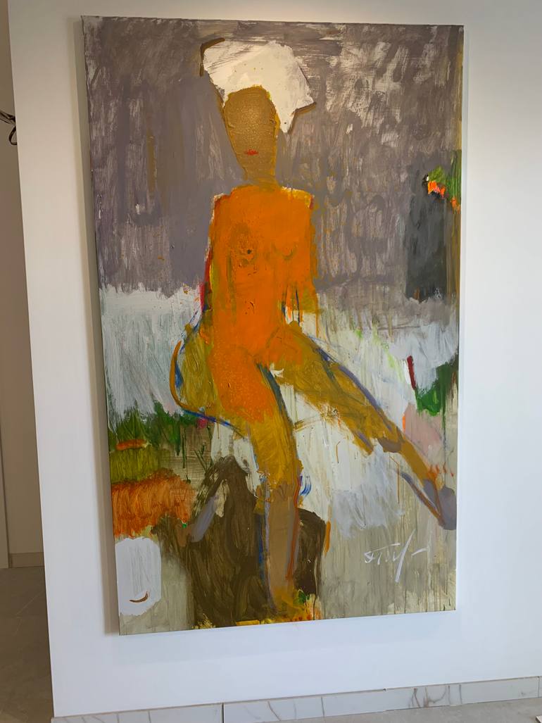 Original Contemporary Abstract Painting by Petro Hrytsiuk