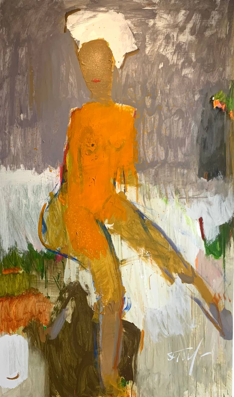 Original Contemporary Abstract Painting by Petro Hrytsiuk