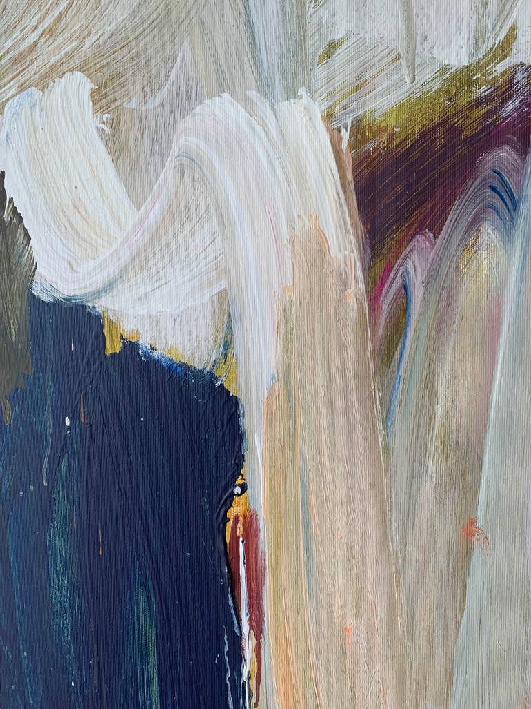 Original Abstract Expressionism Abstract Painting by Petro Hrytsiuk