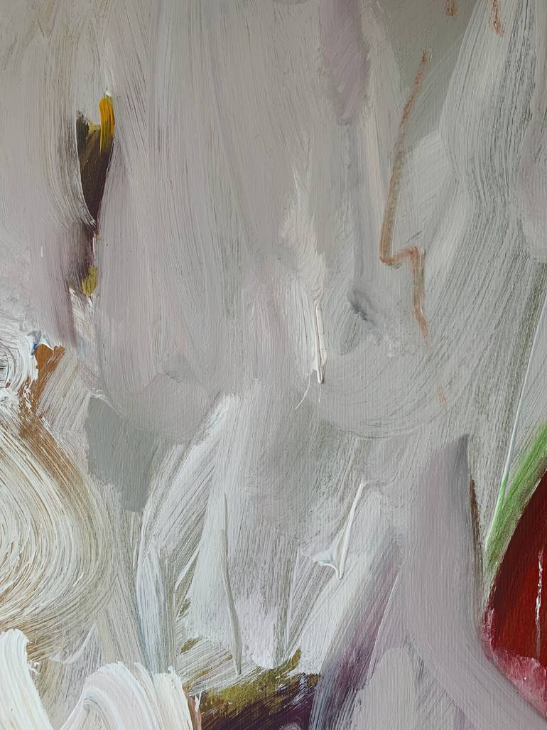 Original Abstract Expressionism Abstract Painting by Petro Hrytsiuk