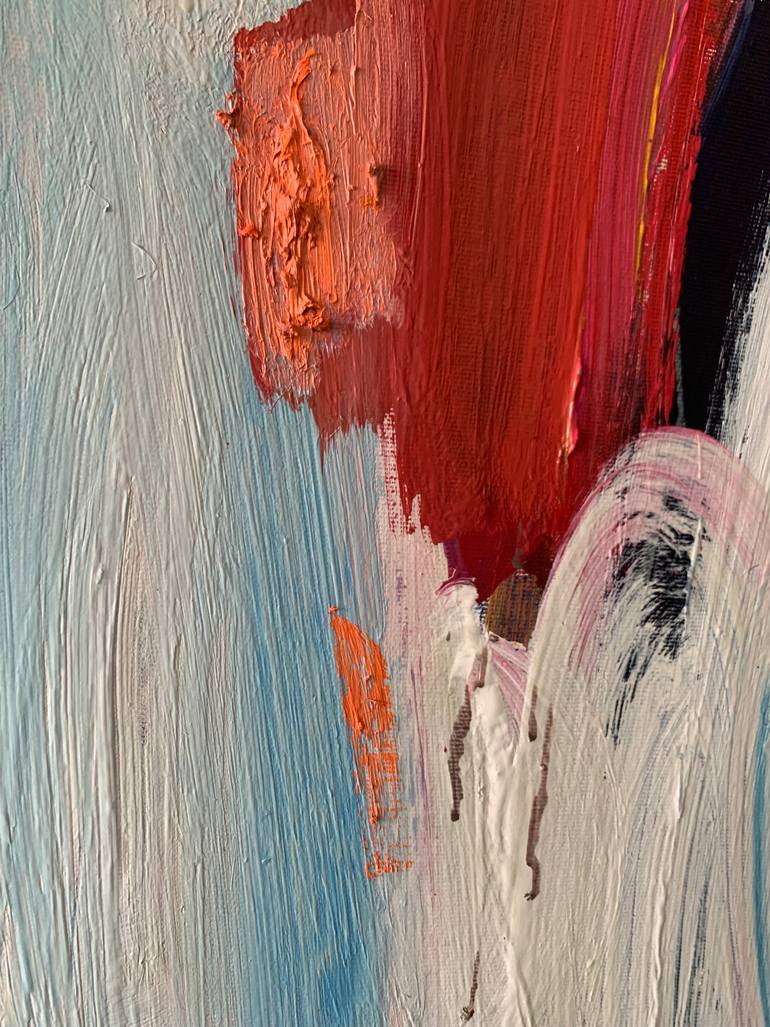 Original Abstract Expressionism Abstract Painting by Petro Hrytsiuk