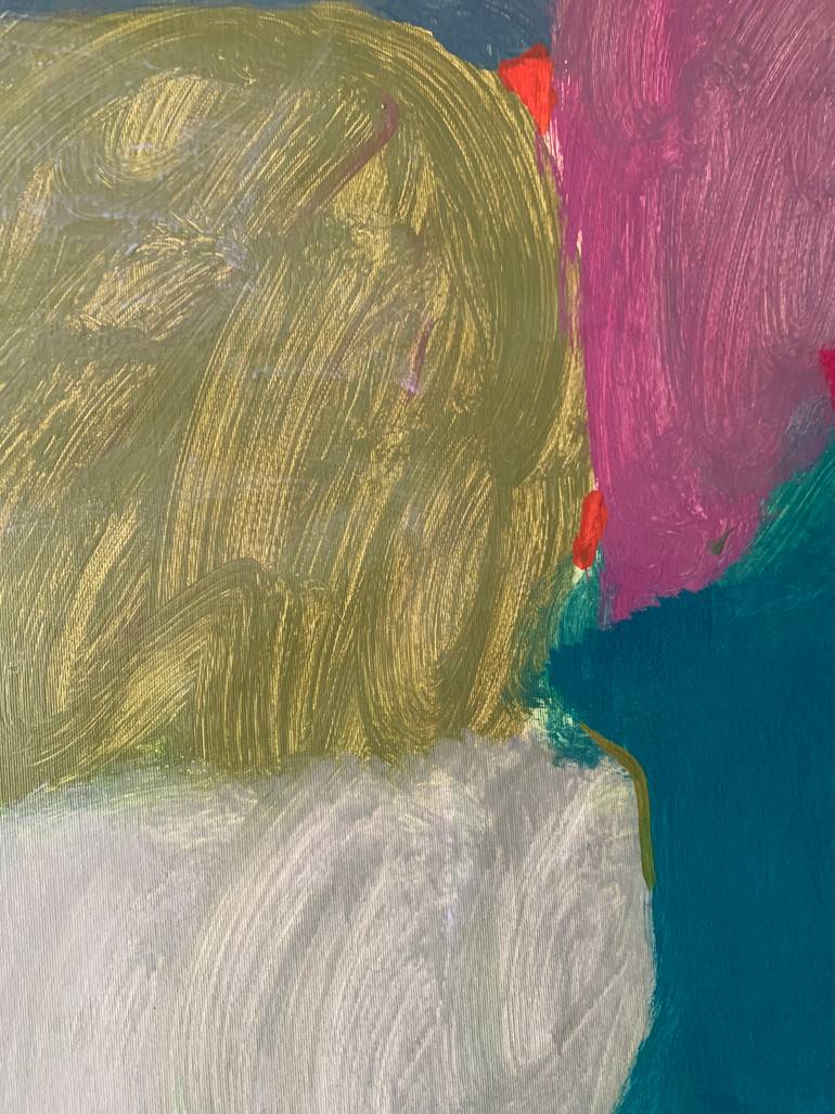 Original Abstract Expressionism Abstract Painting by Petro Hrytsiuk