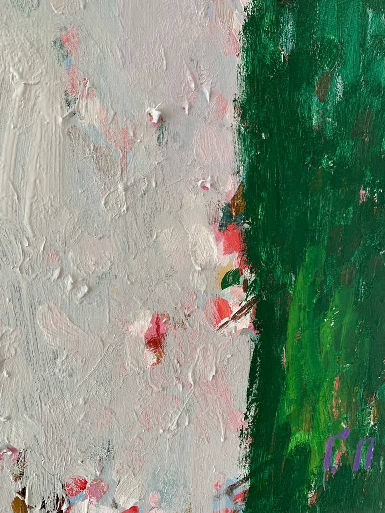 Original Abstract Expressionism Abstract Painting by Petro Hrytsiuk