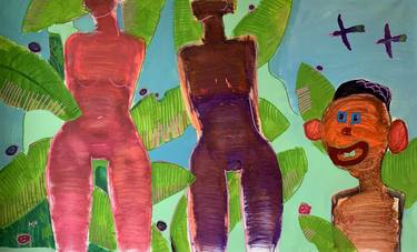 Original Conceptual Nude Paintings by Petro Hrytsiuk